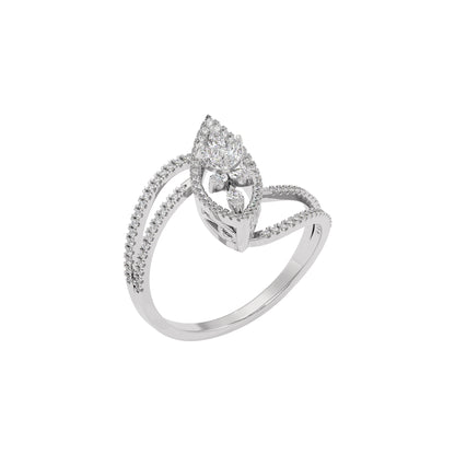 Diana Diamond Ring 18 KT / White Gold / 22