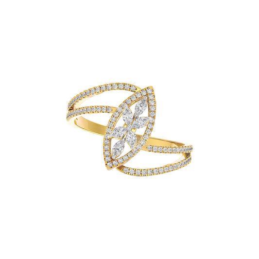 Diana Diamond Ring 18 KT / Yellow Gold / 22
