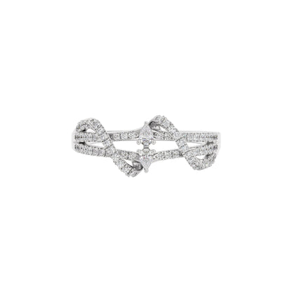 Niamh Diamond Ring 18 KT / White Gold / 22