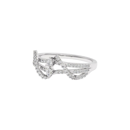 Niamh Diamond Ring 18 KT / White Gold / 22