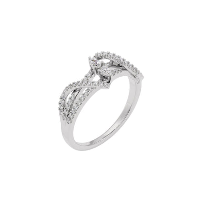 Niamh Diamond Ring 18 KT / White Gold / 22