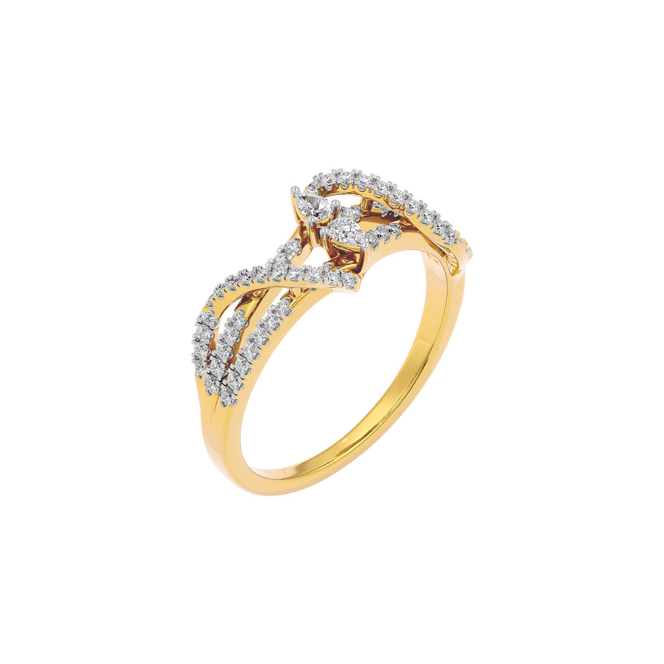 Niamh Diamond Ring 18 KT / Yellow Gold / 22