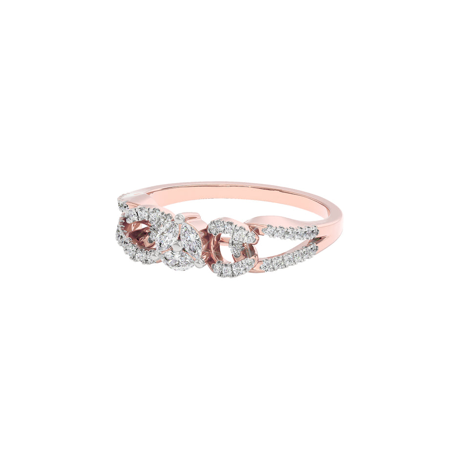 Arata Diamond Ring 18 KT / Rose Gold / 22