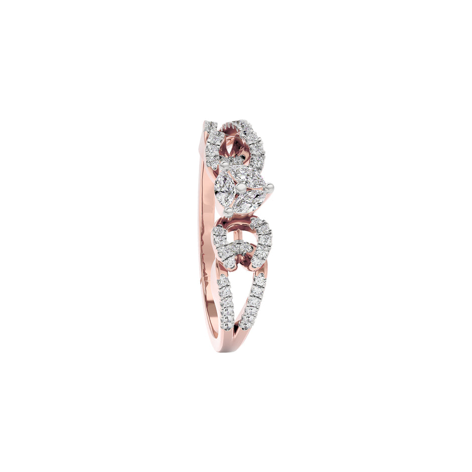 Arata Diamond Ring 18 KT / Rose Gold / 22