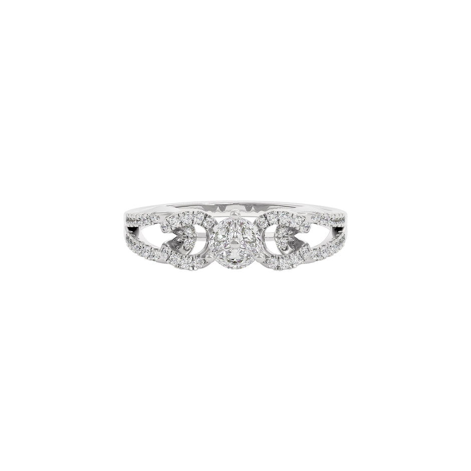 Arata Diamond Ring 18 KT / White Gold / 22