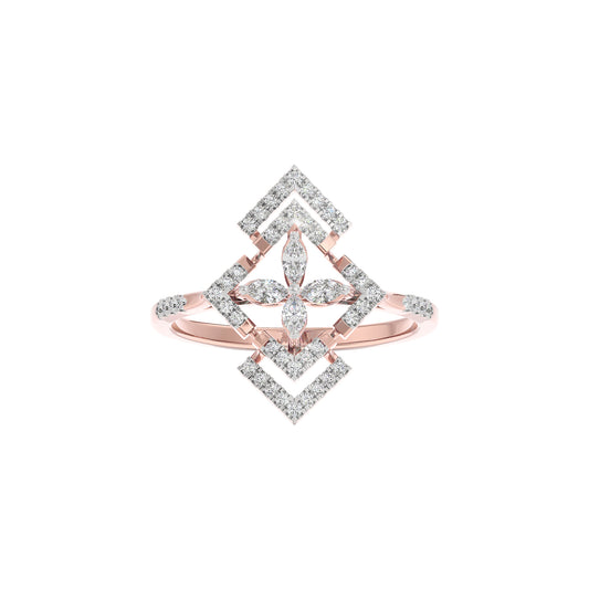 Ava Diamond Ring 18 KT / Rose Gold / 22