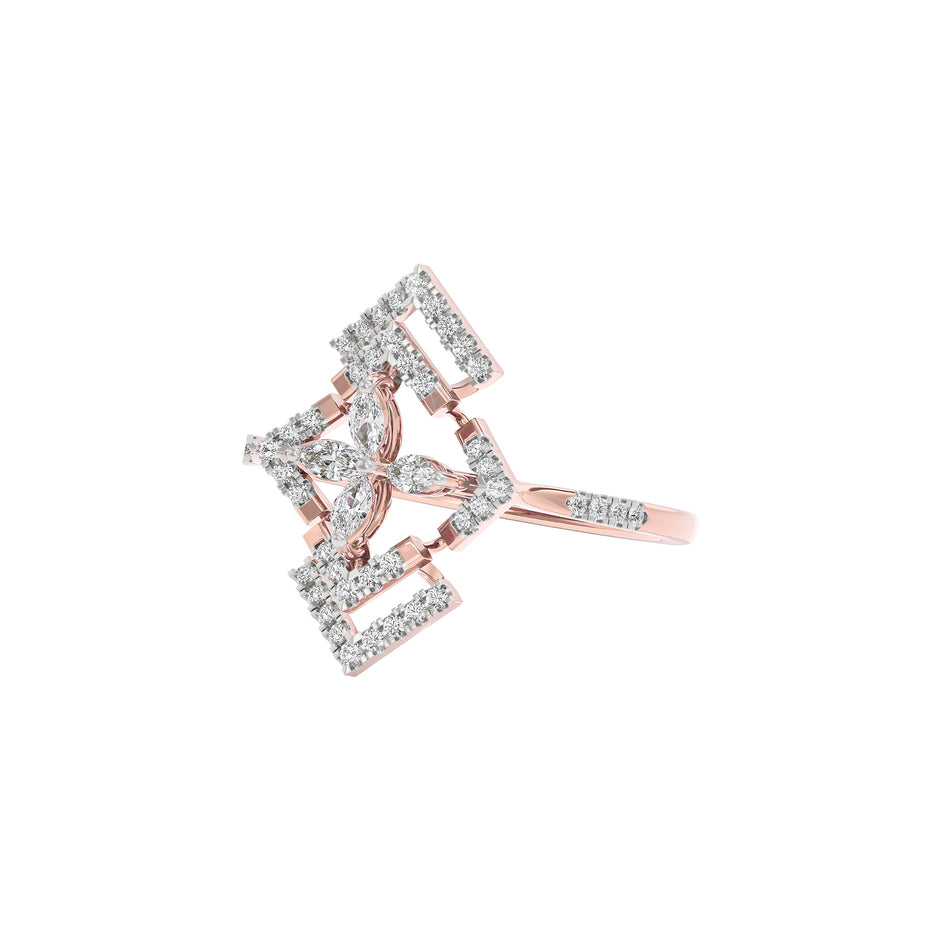 Ava Diamond Ring 18 KT / Rose Gold / 22