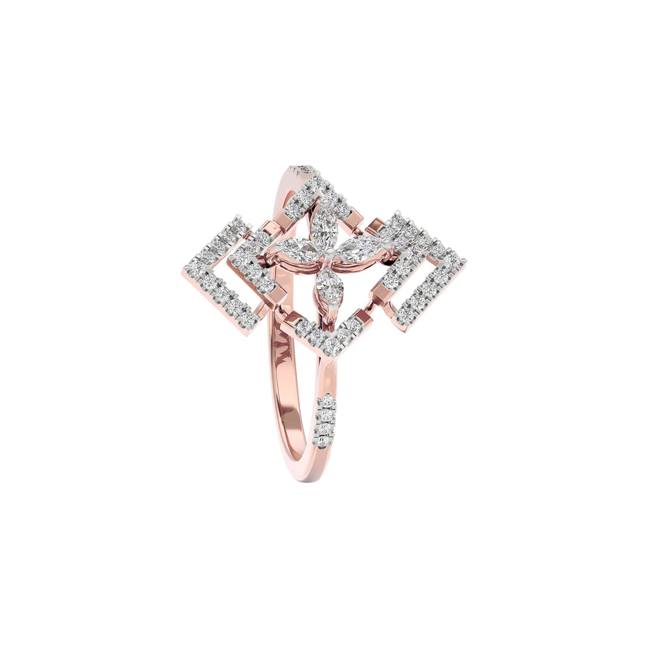 Ava Diamond Ring 18 KT / Rose Gold / 22
