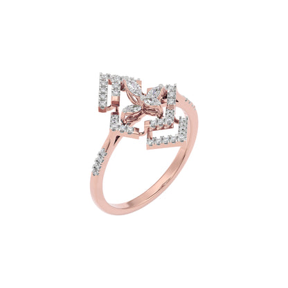 Ava Diamond Ring 18 KT / Rose Gold / 22