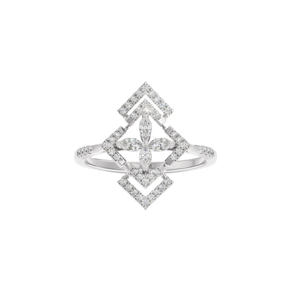 Ava Diamond Ring 18 KT / White Gold / 22