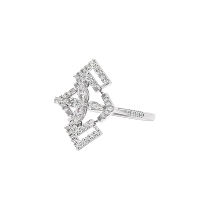 Ava Diamond Ring 18 KT / White Gold / 22