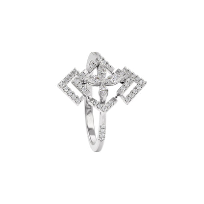 Ava Diamond Ring 18 KT / White Gold / 22
