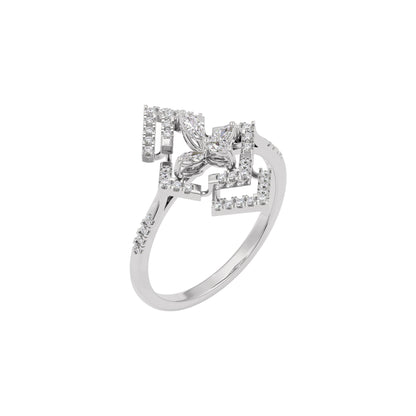 Ava Diamond Ring 18 KT / White Gold / 22