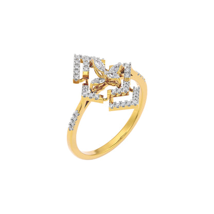 Ava Diamond Ring 18 KT / Yellow Gold / 22