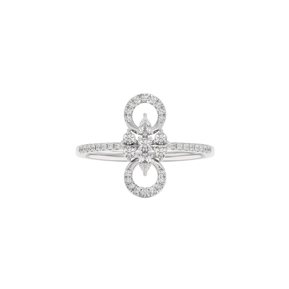 Helena Diamond Ring 18 KT / White Gold / 22