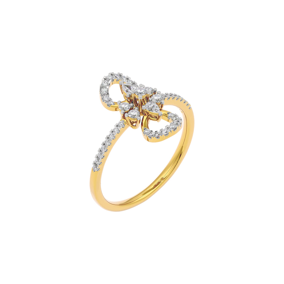 Helena Diamond Ring 18 KT / Yellow Gold / 22