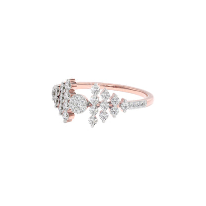 Aurora Diamond Ring 18 KT / Rose Gold / 22