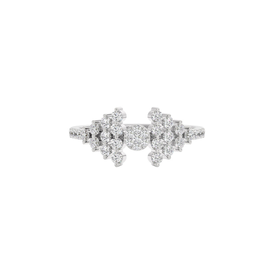 Aurora Diamond Ring 18 KT / White Gold / 22