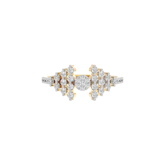 Aurora Diamond Ring 18 KT / Yellow Gold / 22