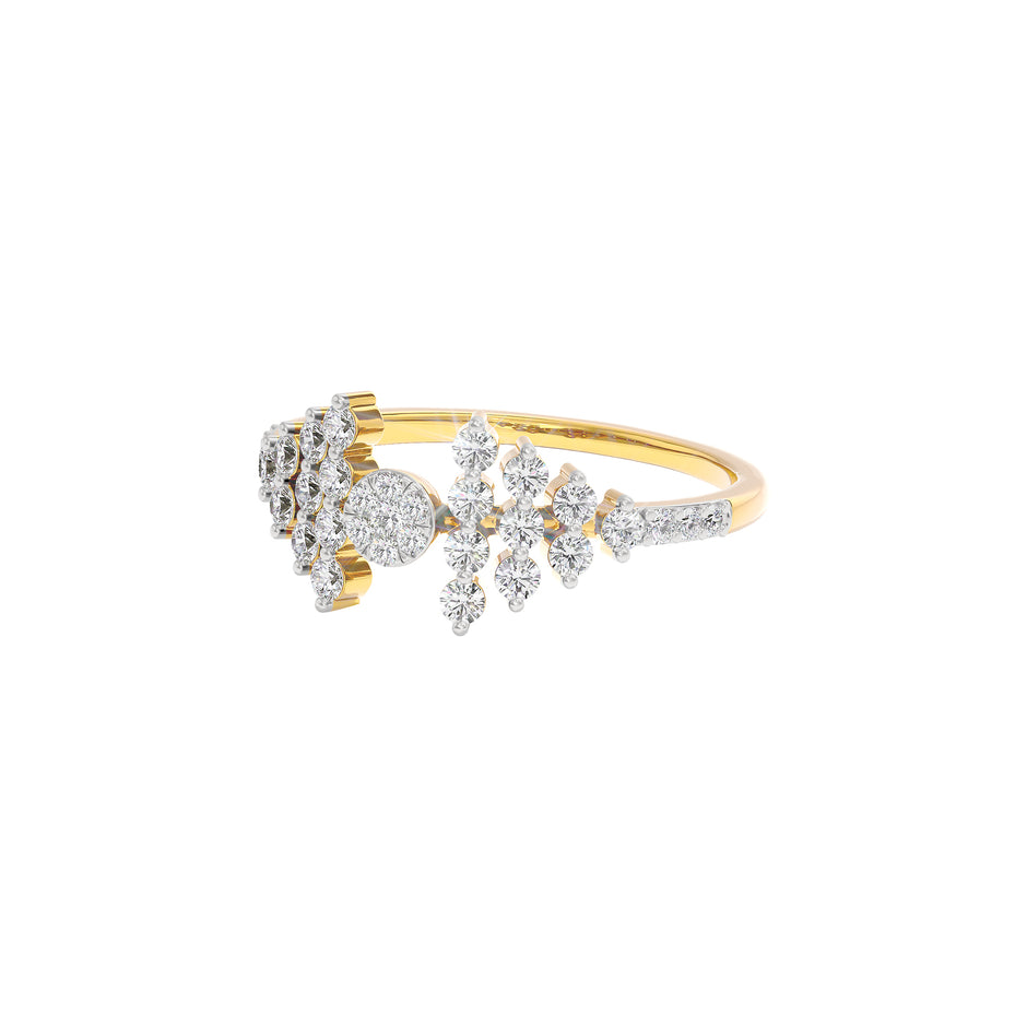 Aurora Diamond Ring 18 KT / Yellow Gold / 22