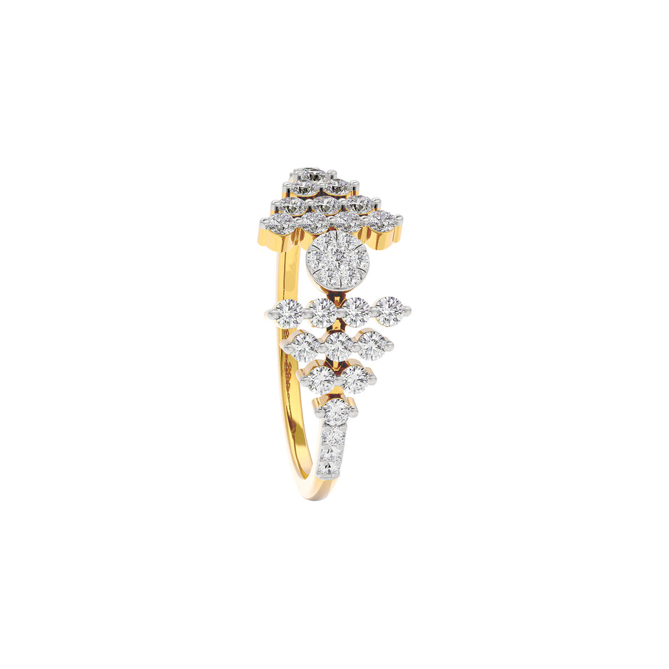 Aurora Diamond Ring 18 KT / Yellow Gold / 22