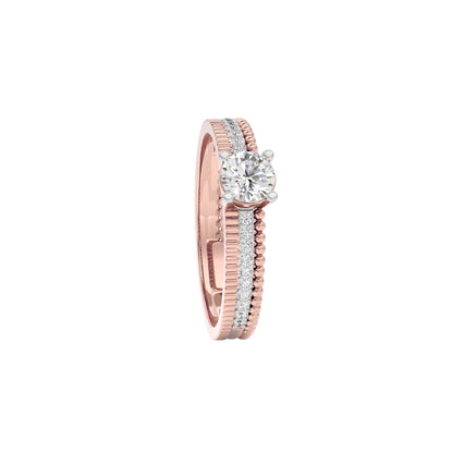 Orion Diamond Solitaire Ring 18 KT / Rose Gold / 22