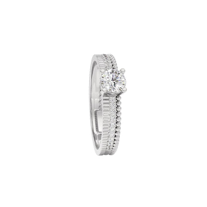 Orion Diamond Solitaire Ring 18 KT / White Gold / 22