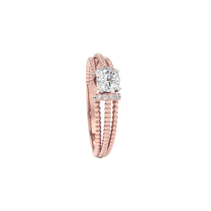 Liora Diamond Solitaire Ring 18 KT / Rose Gold / 22