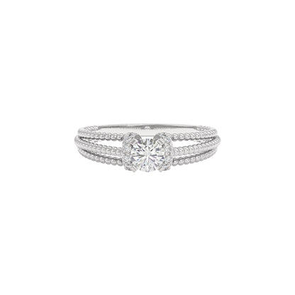 Liora Diamond Solitaire Ring 18 KT / White Gold / 22