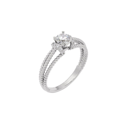Liora Diamond Solitaire Ring 18 KT / White Gold / 22