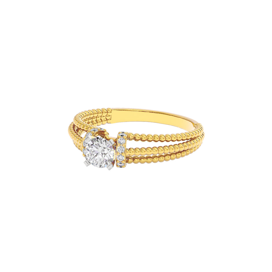 Liora Diamond Solitaire Ring 18 KT / Yellow Gold / 22