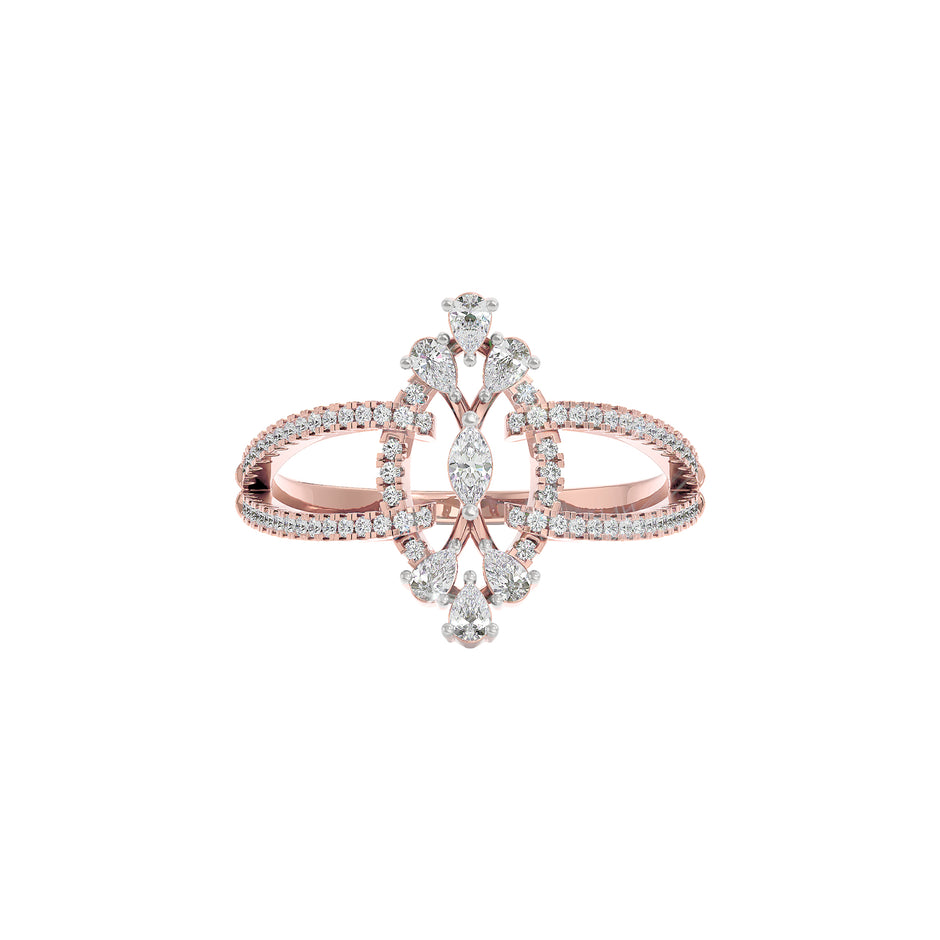 Beatrice Diamond Ring 18 KT / Rose Gold / 22