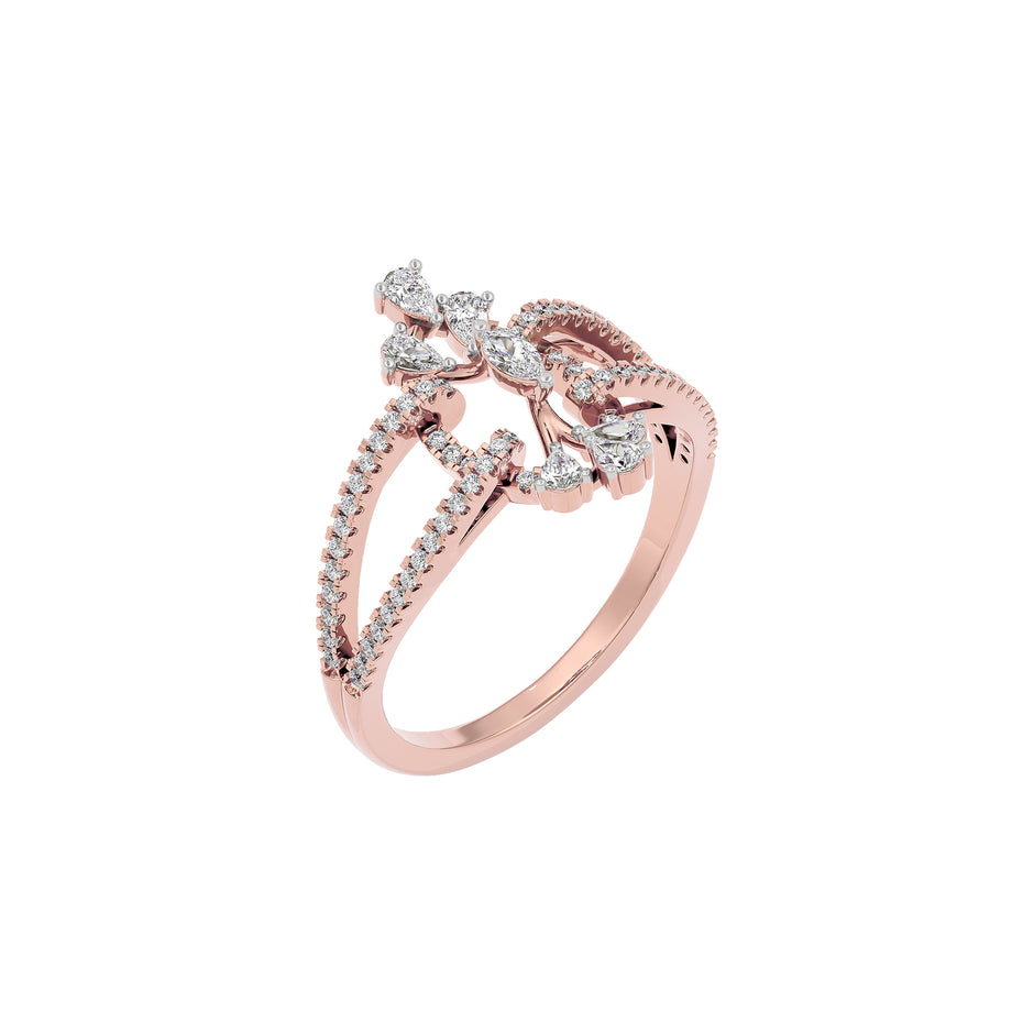 Beatrice Diamond Ring 18 KT / Rose Gold / 22
