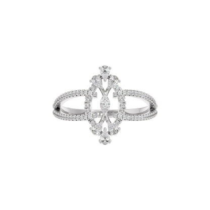 Beatrice Diamond Ring 18 KT / White Gold / 22