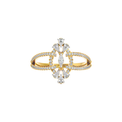 Beatrice Diamond Ring 18 KT / Yellow Gold / 22