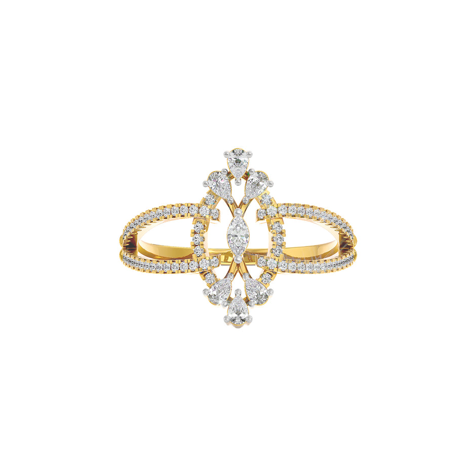 Beatrice Diamond Ring 18 KT / Yellow Gold / 22