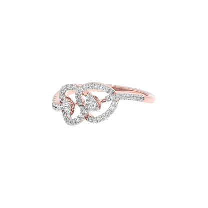 Gem Duo Diamond Ring 18 KT / Rose Gold / 22