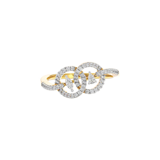 Gem Duo Diamond Ring 18 KT / Yellow Gold / 22