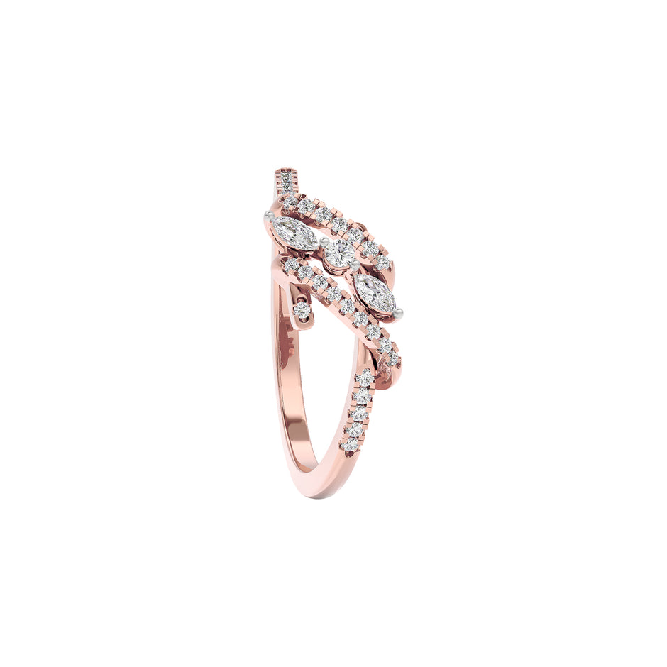 Nia Diamond Ring 18 KT / Rose Gold / 22