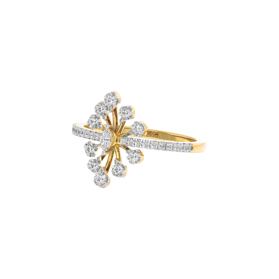 Amara Diamond Ring 18 KT / Yellow Gold / 22