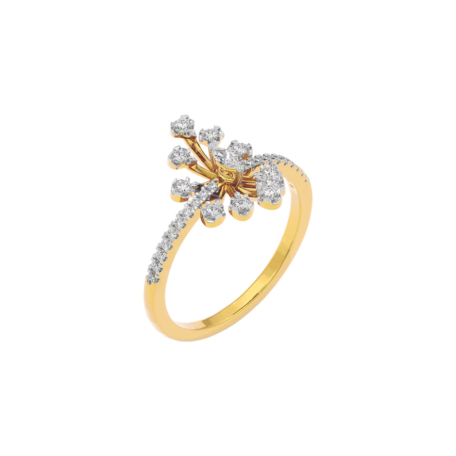 Amara Diamond Ring 18 KT / Yellow Gold / 22