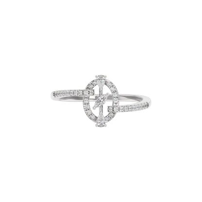 Zoe Diamond Ring 18 KT / White Gold / 22