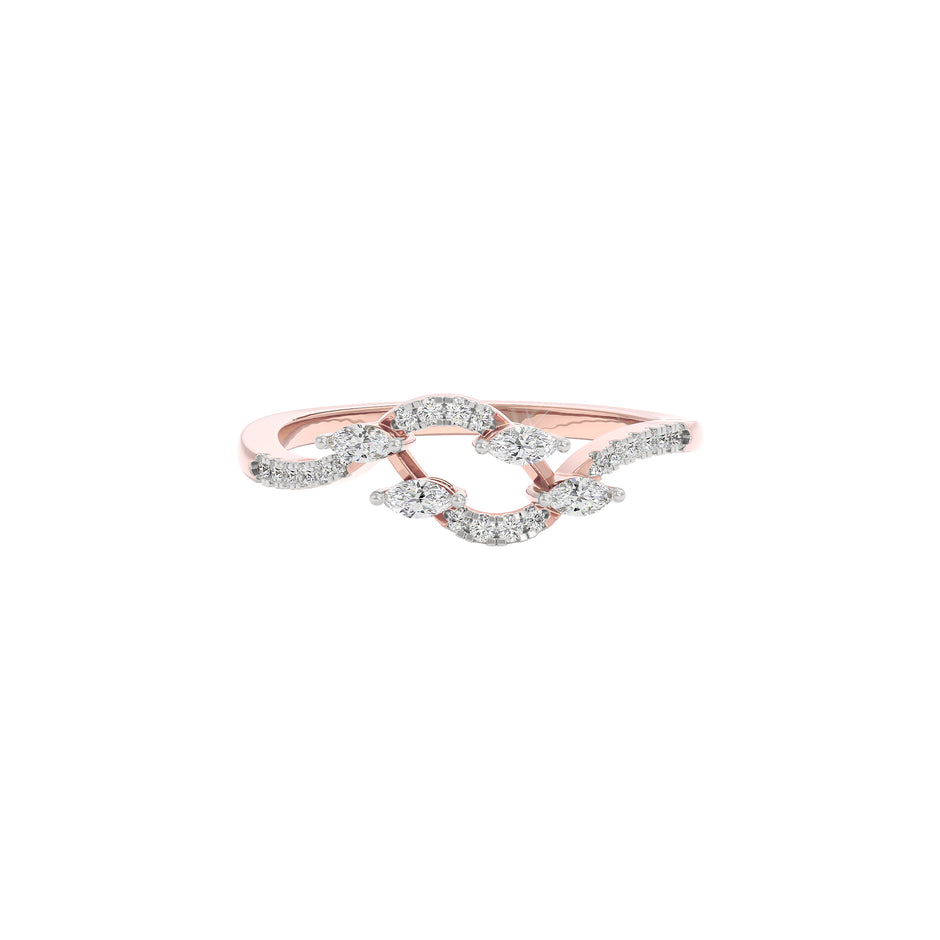 Clara Diamond Ring 18 KT / Rose Gold / 22