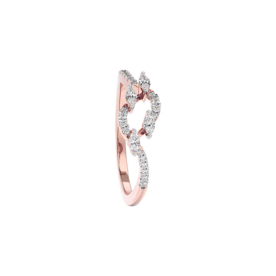 Clara Diamond Ring 18 KT / Rose Gold / 22