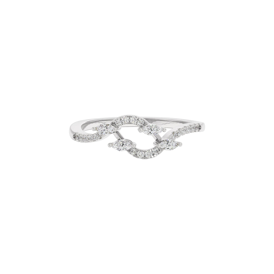 Clara Diamond Ring 18 KT / White Gold / 22