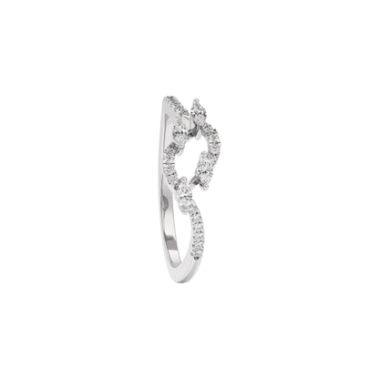 Clara Diamond Ring 18 KT / White Gold / 22