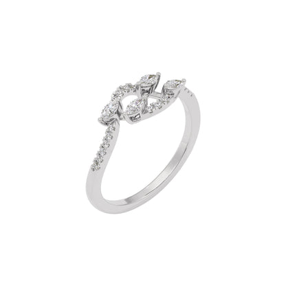 Clara Diamond Ring 18 KT / White Gold / 22