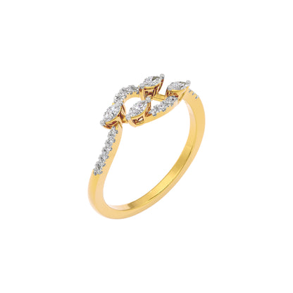 Clara Diamond Ring 18 KT / Yellow Gold / 22