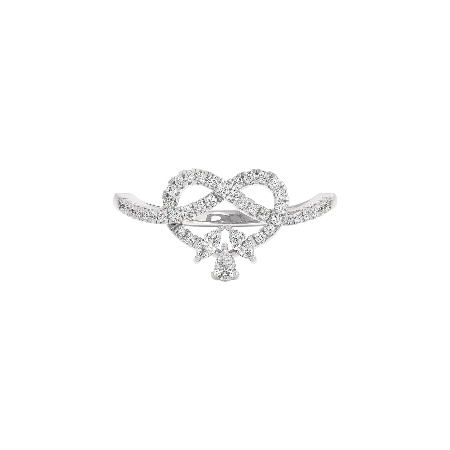 Gemma Diamond Ring 18 KT / White Gold / 22