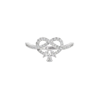 Gemma Diamond Ring 18 KT / White Gold / 22